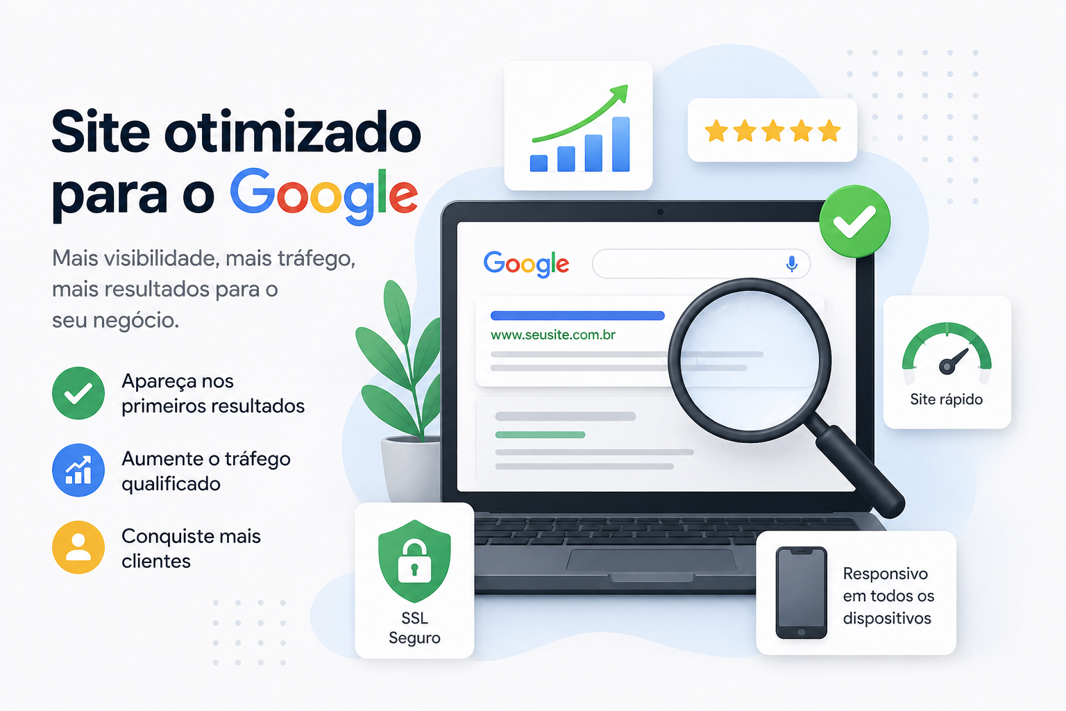 Site otimizado para Google